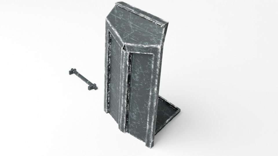 Kashyyyk barricade 1-48 scale 3D print model_5