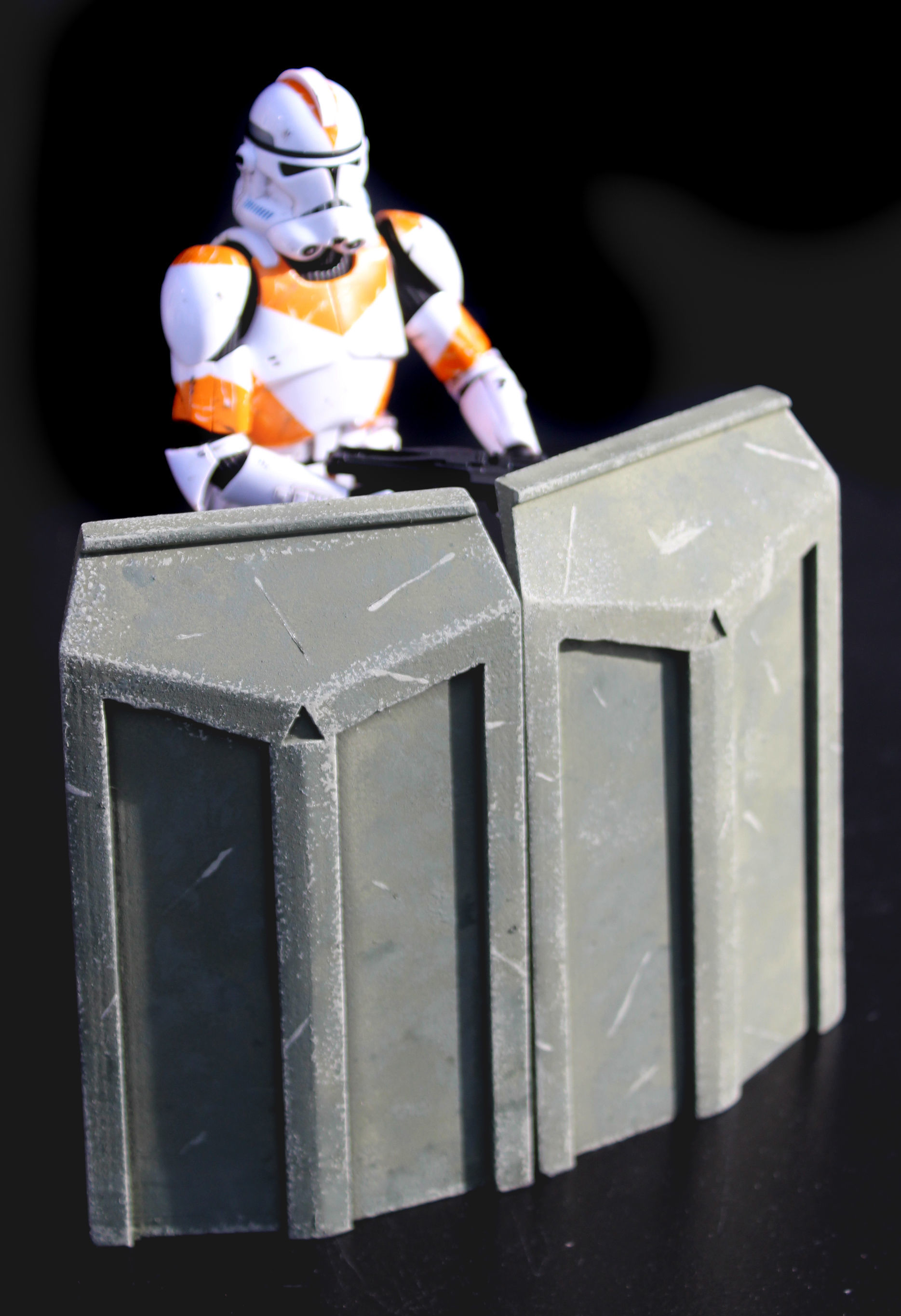 Kashyyyk barricade 1-48 scale 3D print model_17