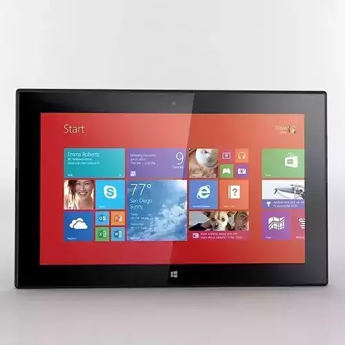 Nokia Lumia 2520 Black 3D model