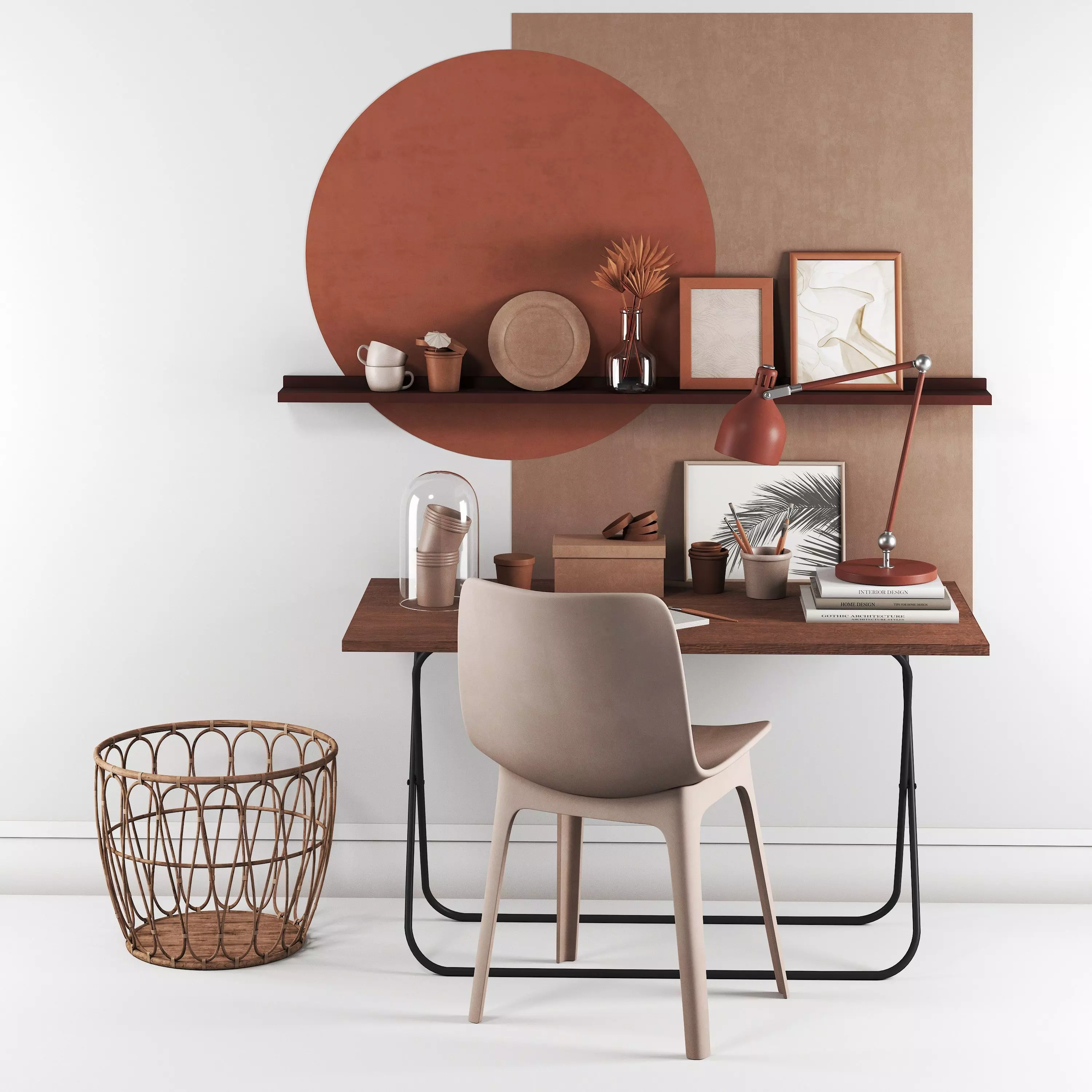 IKEA Home Office 3D model_0
