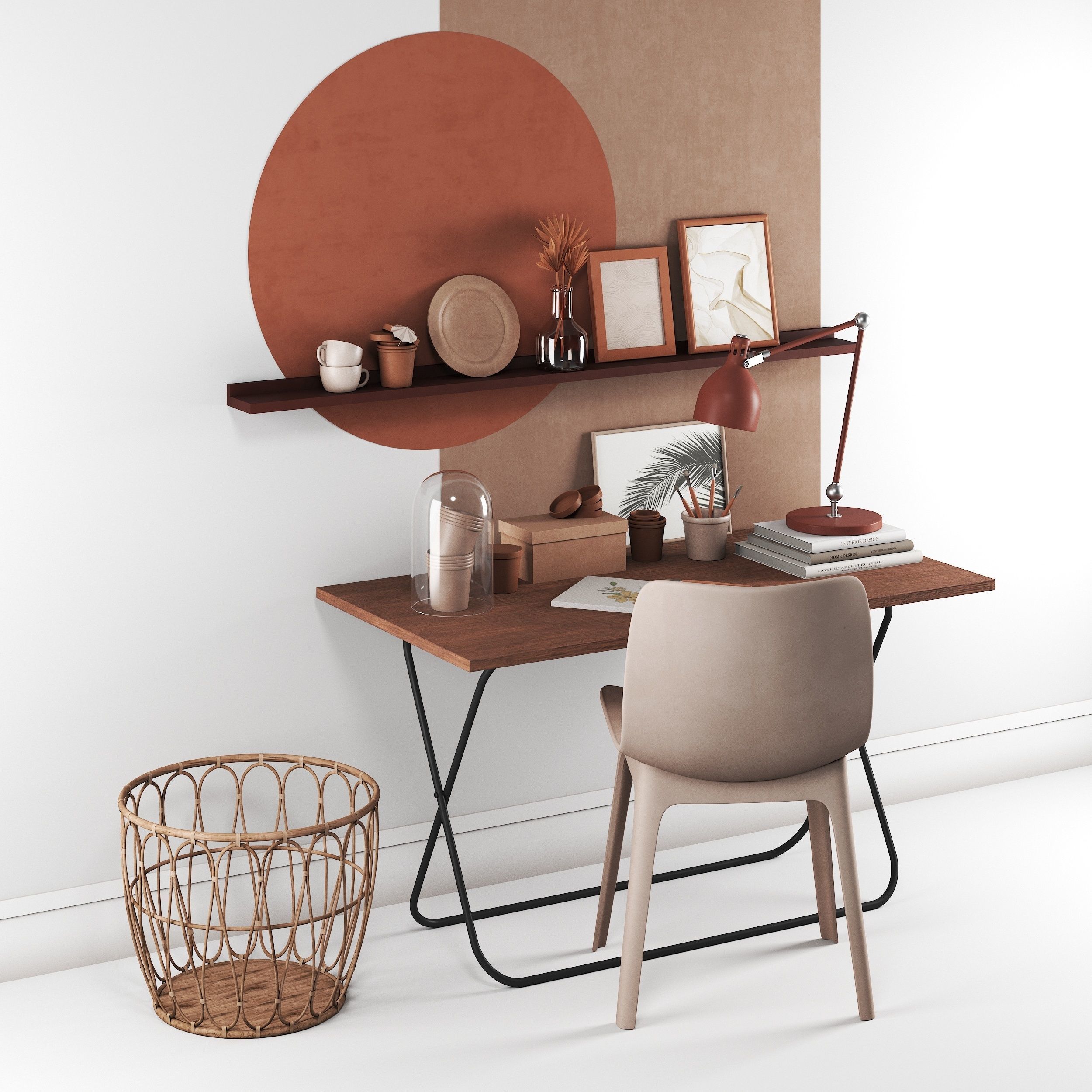 IKEA Home Office 3D model_2