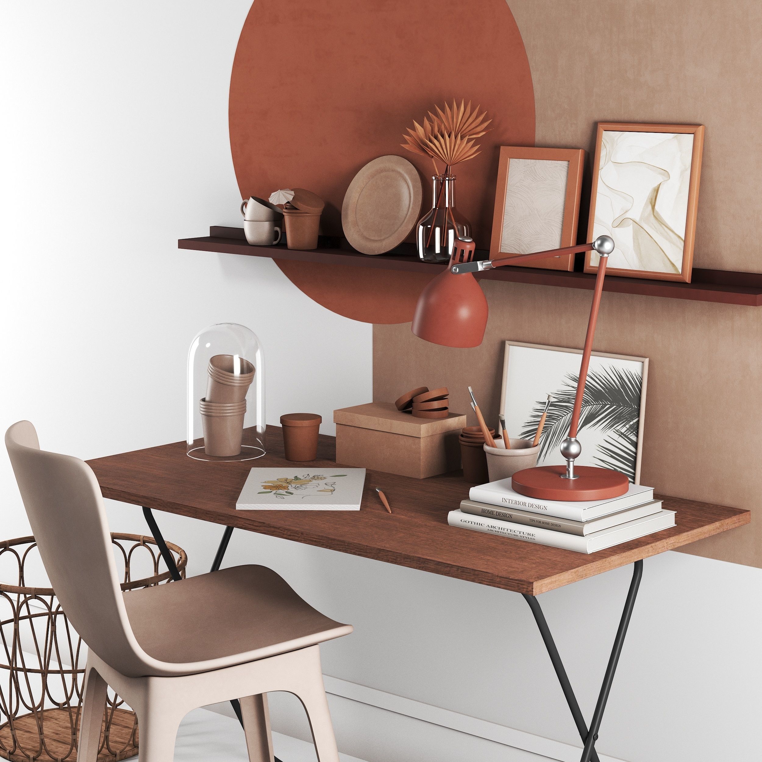 IKEA Home Office 3D model_1