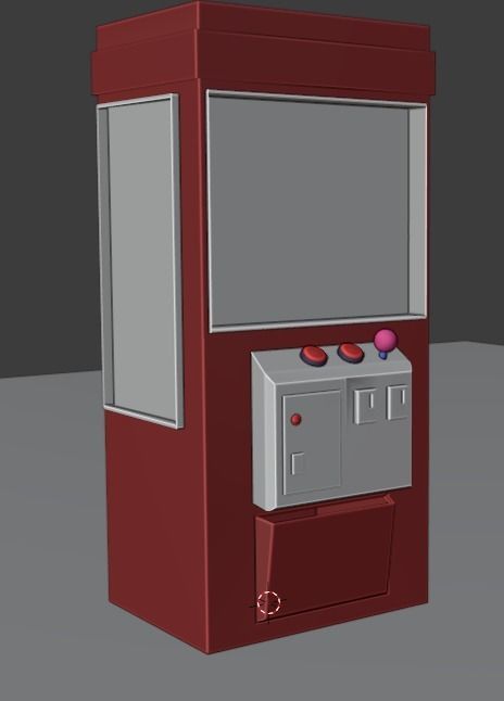 Post Apocalyptic Claw Machine or Slot Machine  Low-poly 3D model_5
