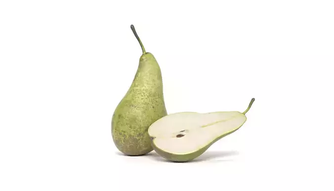 Pear Fruit Photoscan Low-poly 3D model