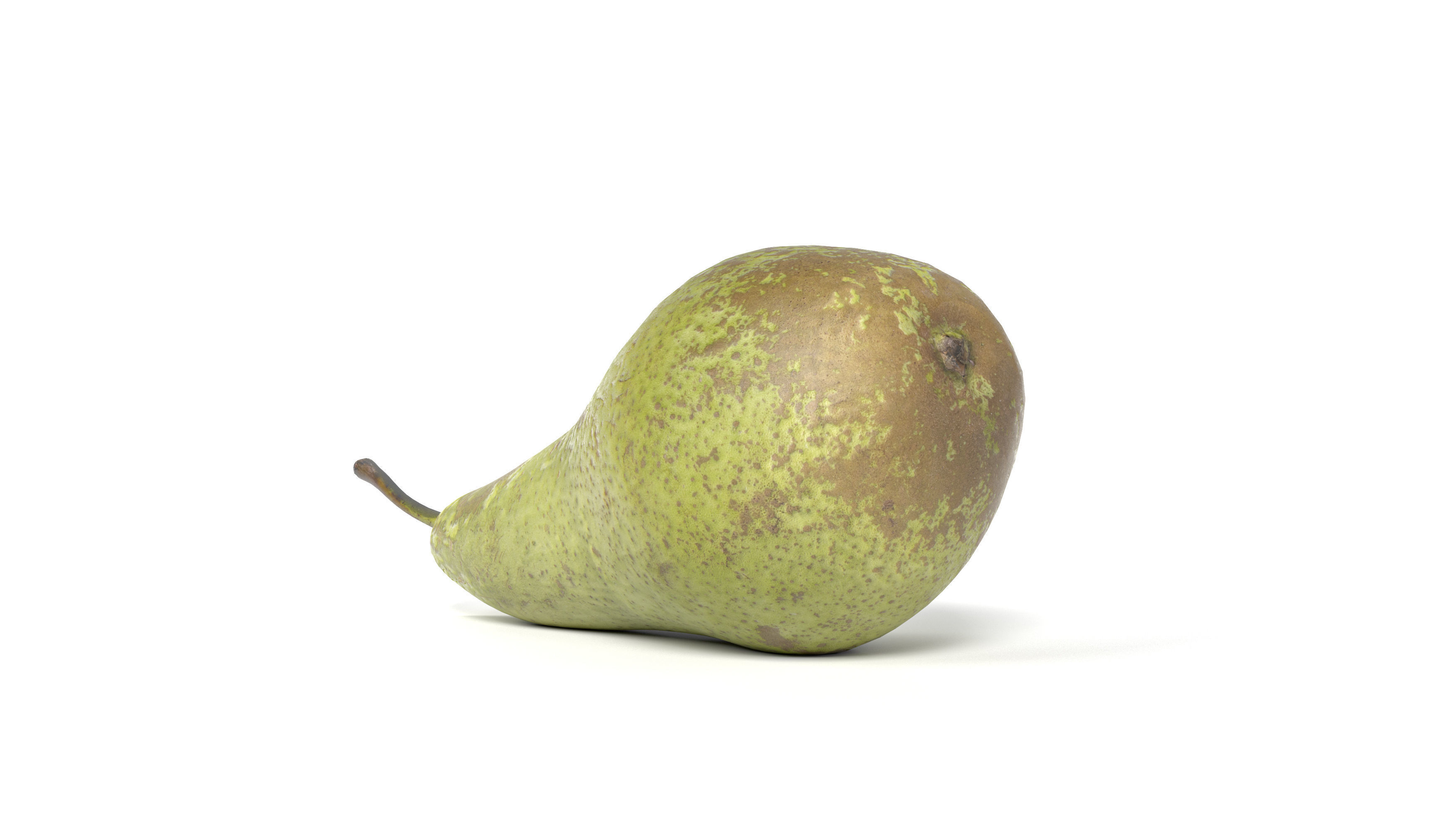 Pear Fruit Photoscan Low-poly 3D model_5