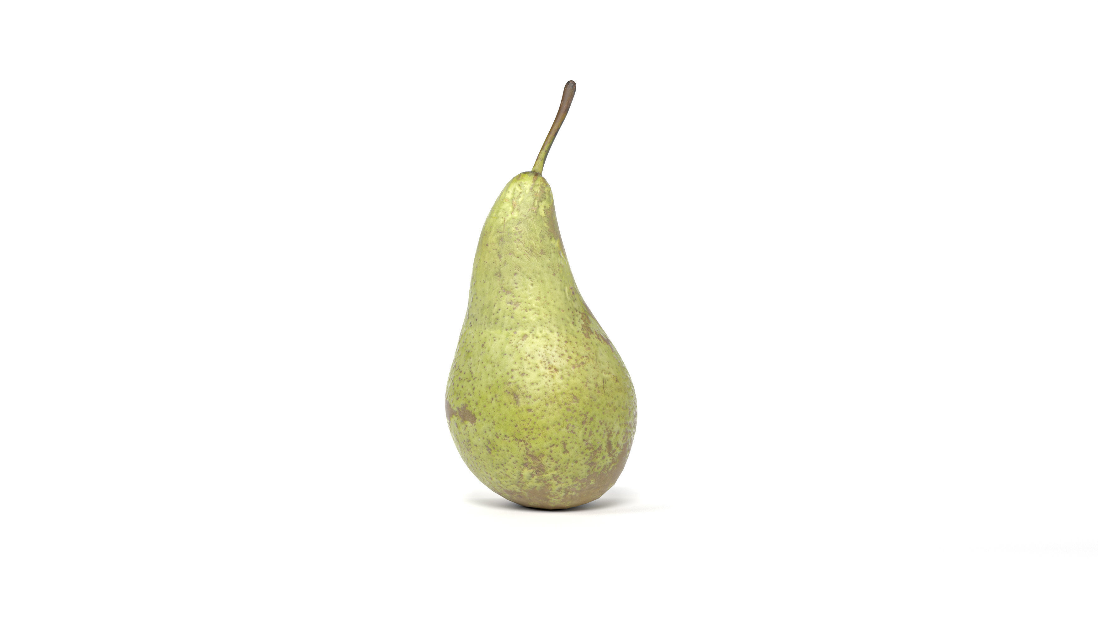 Pear Fruit Photoscan Low-poly 3D model_4