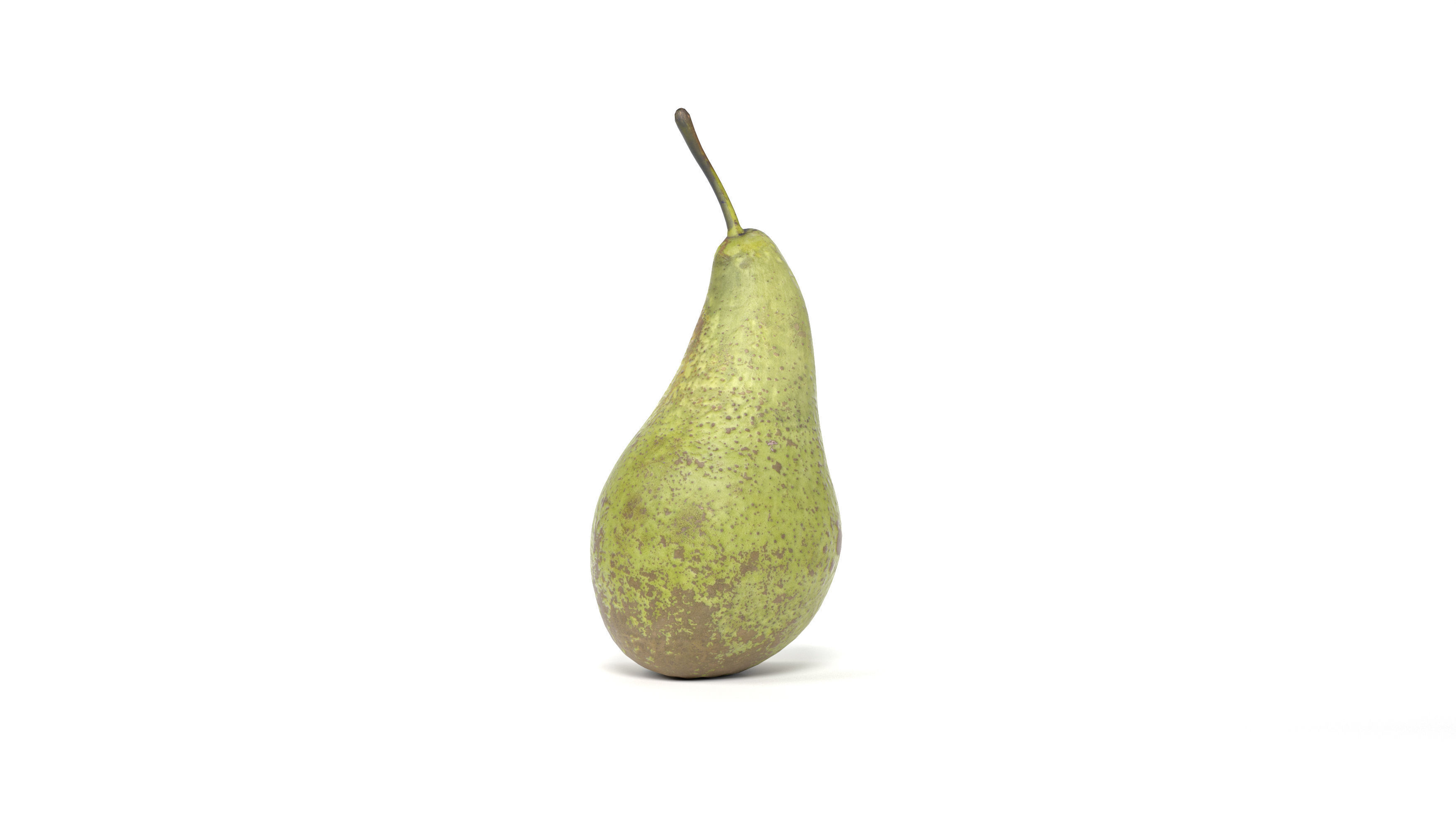 Pear Fruit Photoscan Low-poly 3D model_1