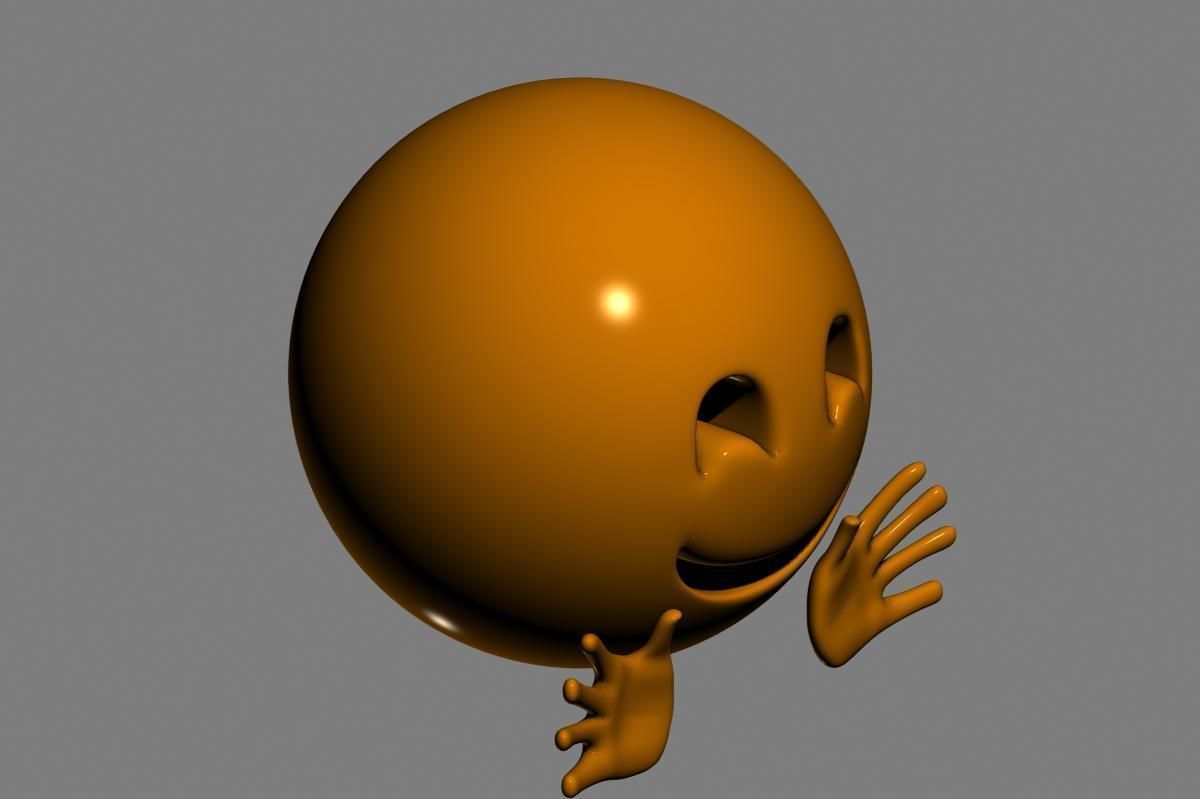 Emoji Hugging Face 3D model_16