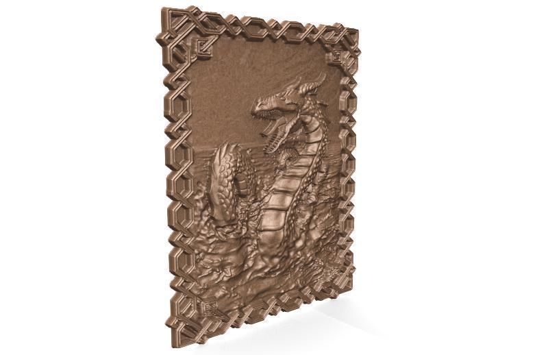 Sea dragon CNC 3D print model_1