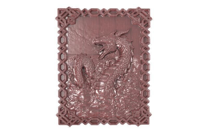 Sea dragon CNC 3D print model_6