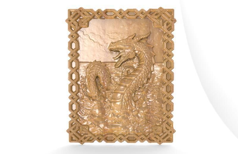 Sea dragon CNC 3D print model_4