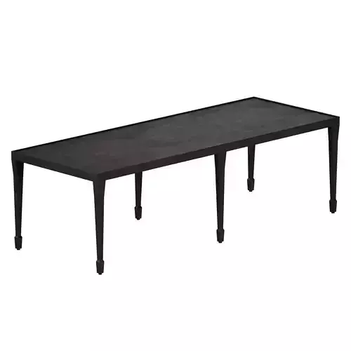 Silviano Rectangular Iron Coffee Table Crate and Barrel