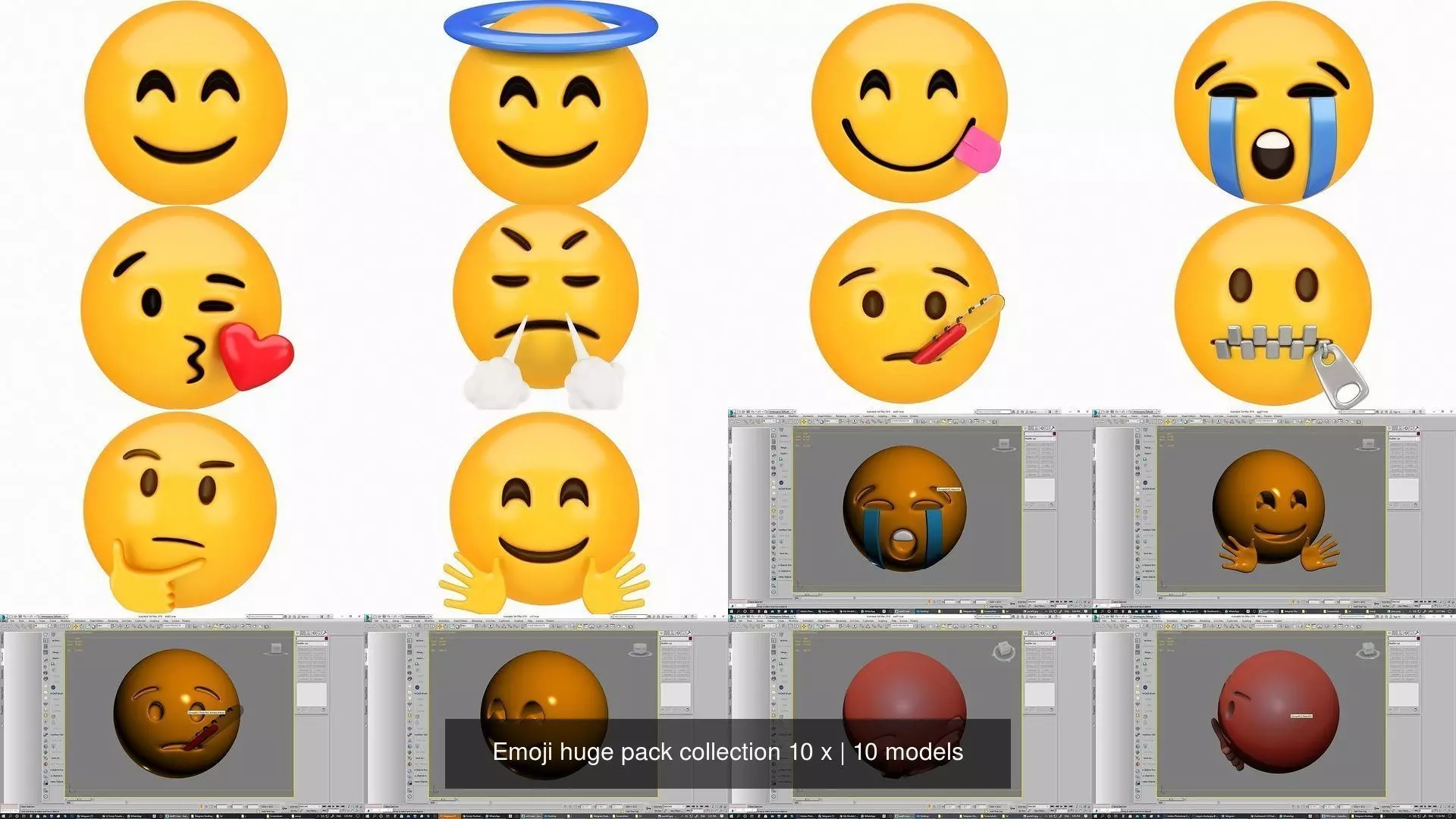 Emoji huge pack collection 10 x _0