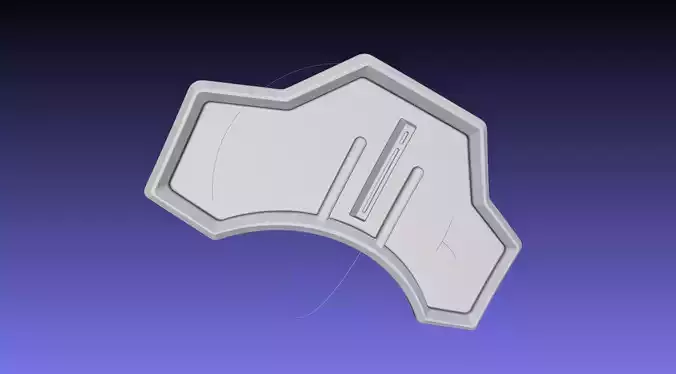 Star Wars Mandalorian Cara Dune Back Armor 3D print model