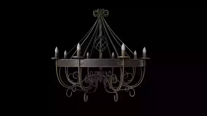 Forged Chandelier