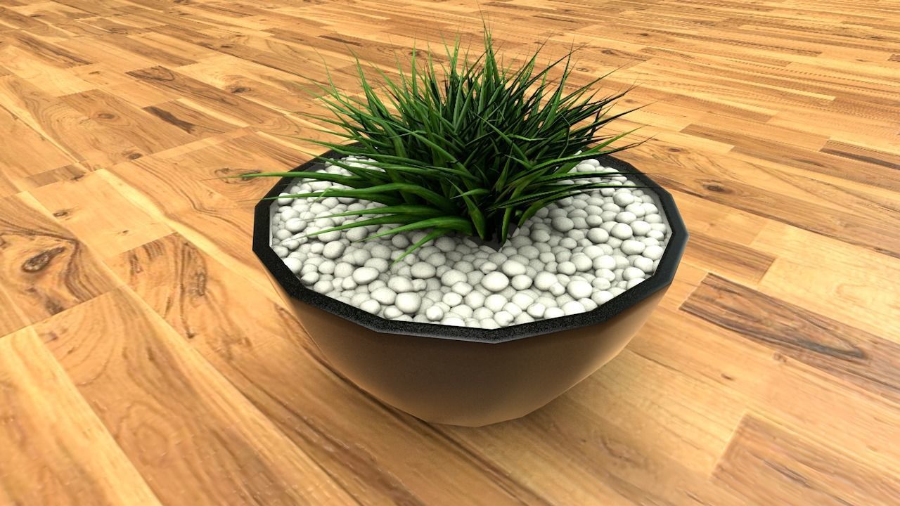Flower pots 3D model_2