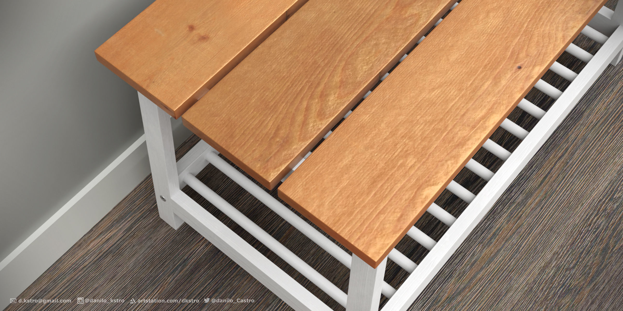 Shoe Rack - 4k Textures 3D model | CGTrader