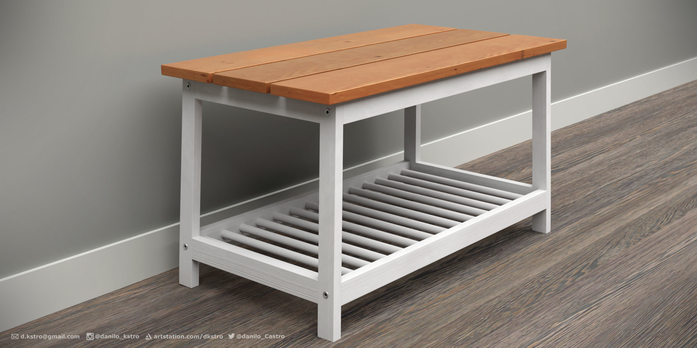 Shoe Rack - 4k Textures 3D model | CGTrader