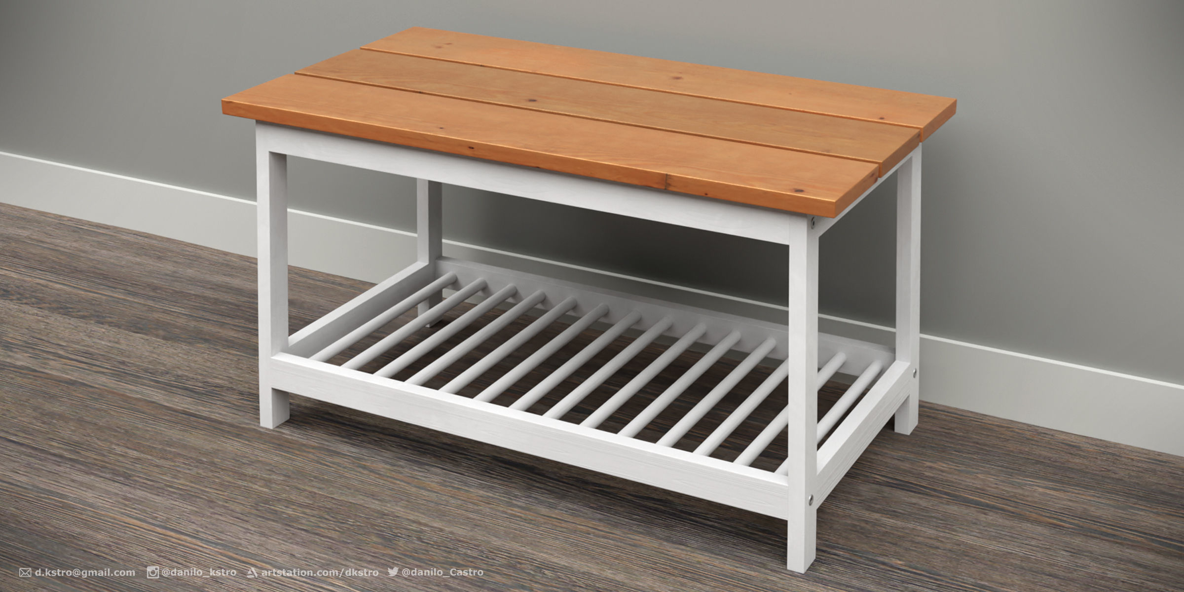 Shoe Rack - 4k Textures 3D model | CGTrader