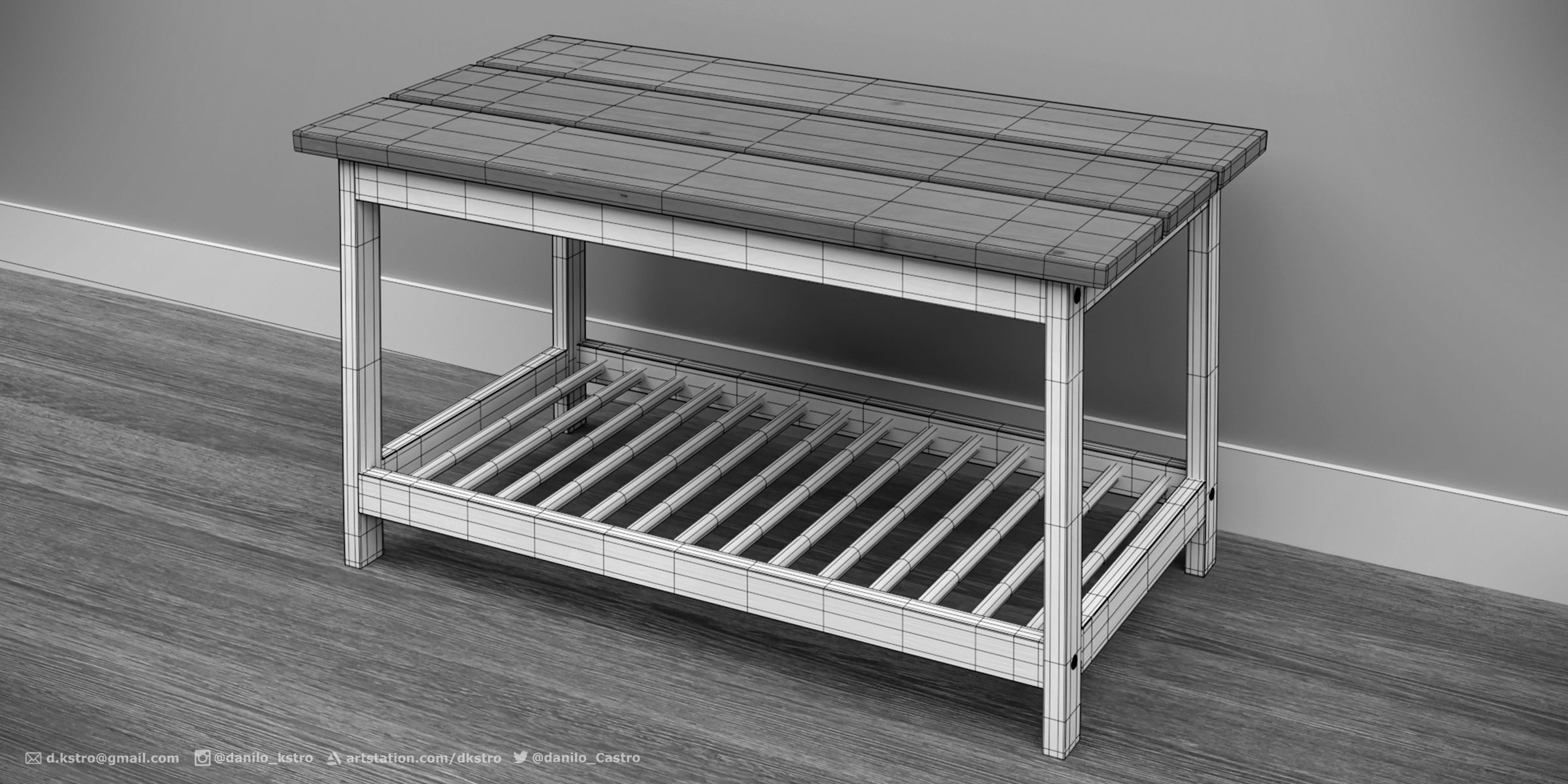 Shoe Rack - 4k Textures 3D model | CGTrader