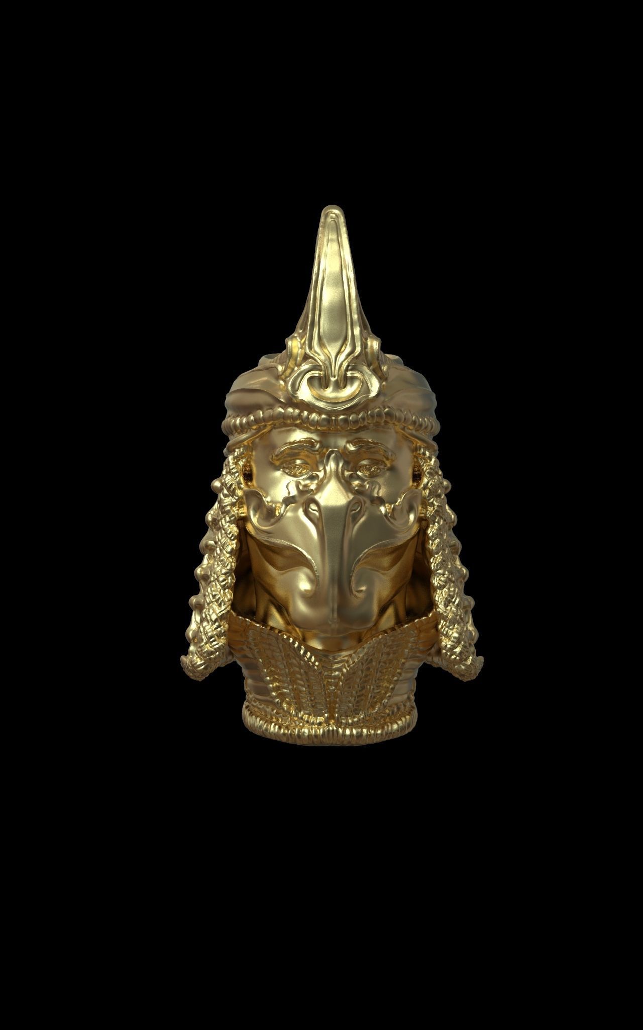 Samurai Bead 3D print model_2