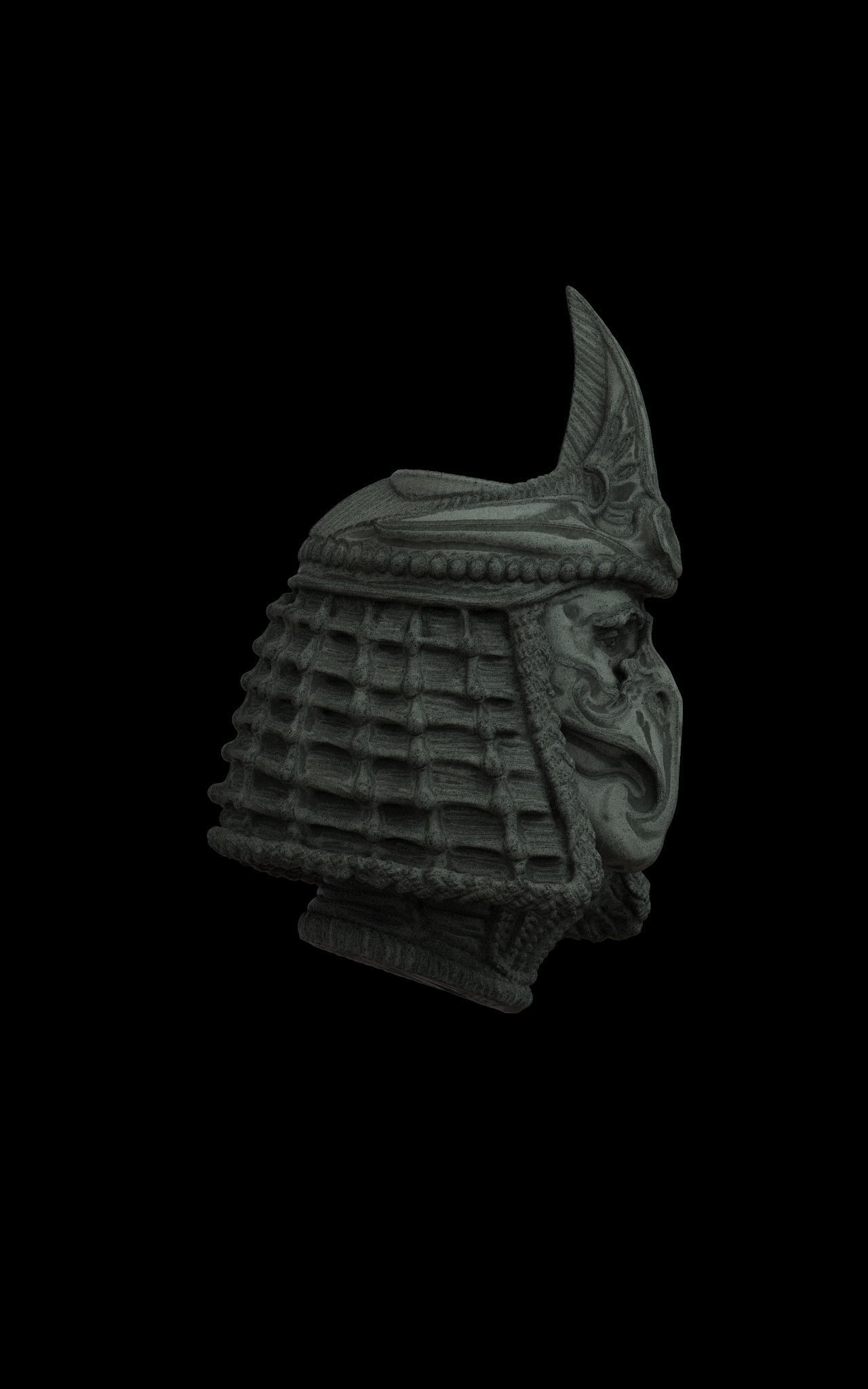 Samurai Bead 3D print model_4