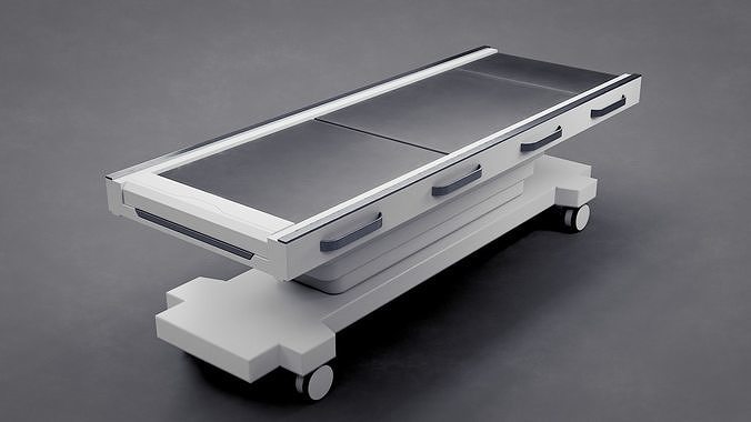 Generic Operating Room Table Low-poly 3D model