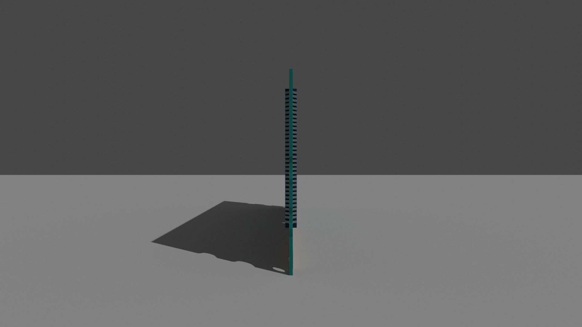 1Gb Ram stick 1333mhz - old ram Low-poly 3D model_16