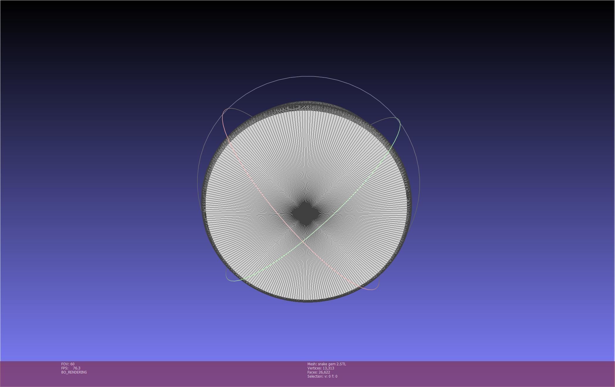 Final Fantasy XIV Yshtola Snake Pendant Basic Model 3D print model_108