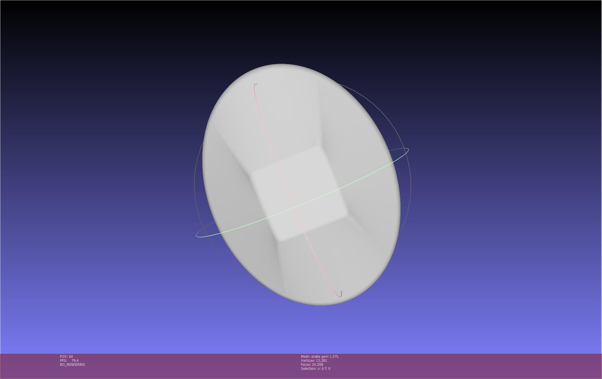 Final Fantasy XIV Yshtola Snake Pendant Basic Model 3D print model_122