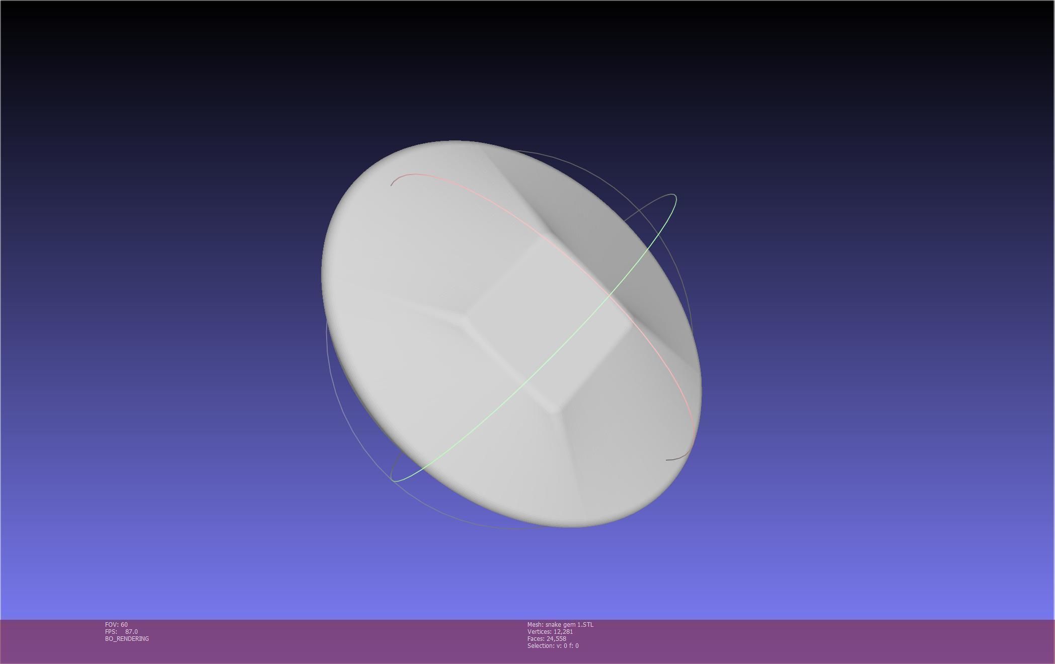 Final Fantasy XIV Yshtola Snake Pendant Basic Model 3D print model_129