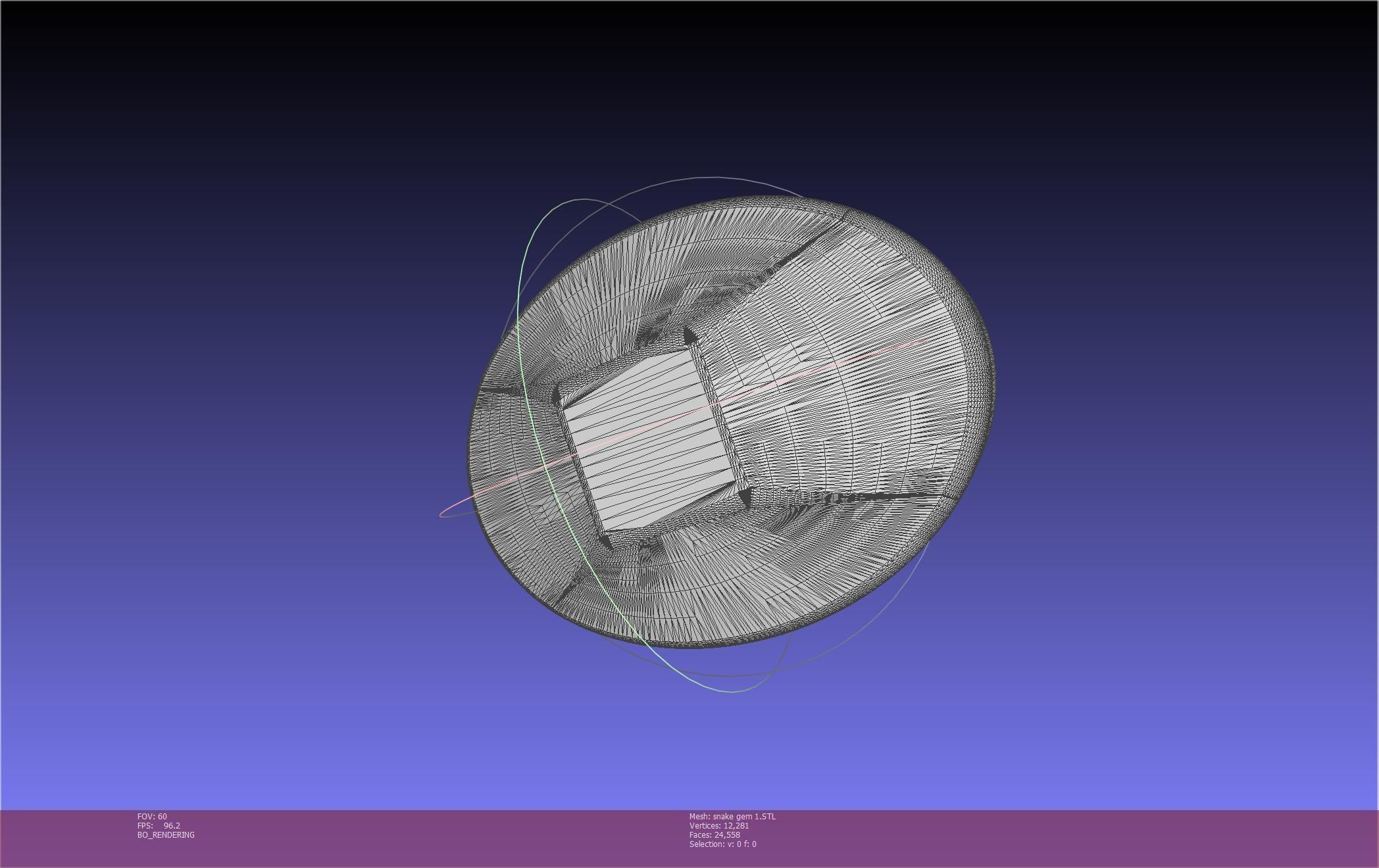 Final Fantasy XIV Yshtola Snake Pendant Basic Model 3D print model_127