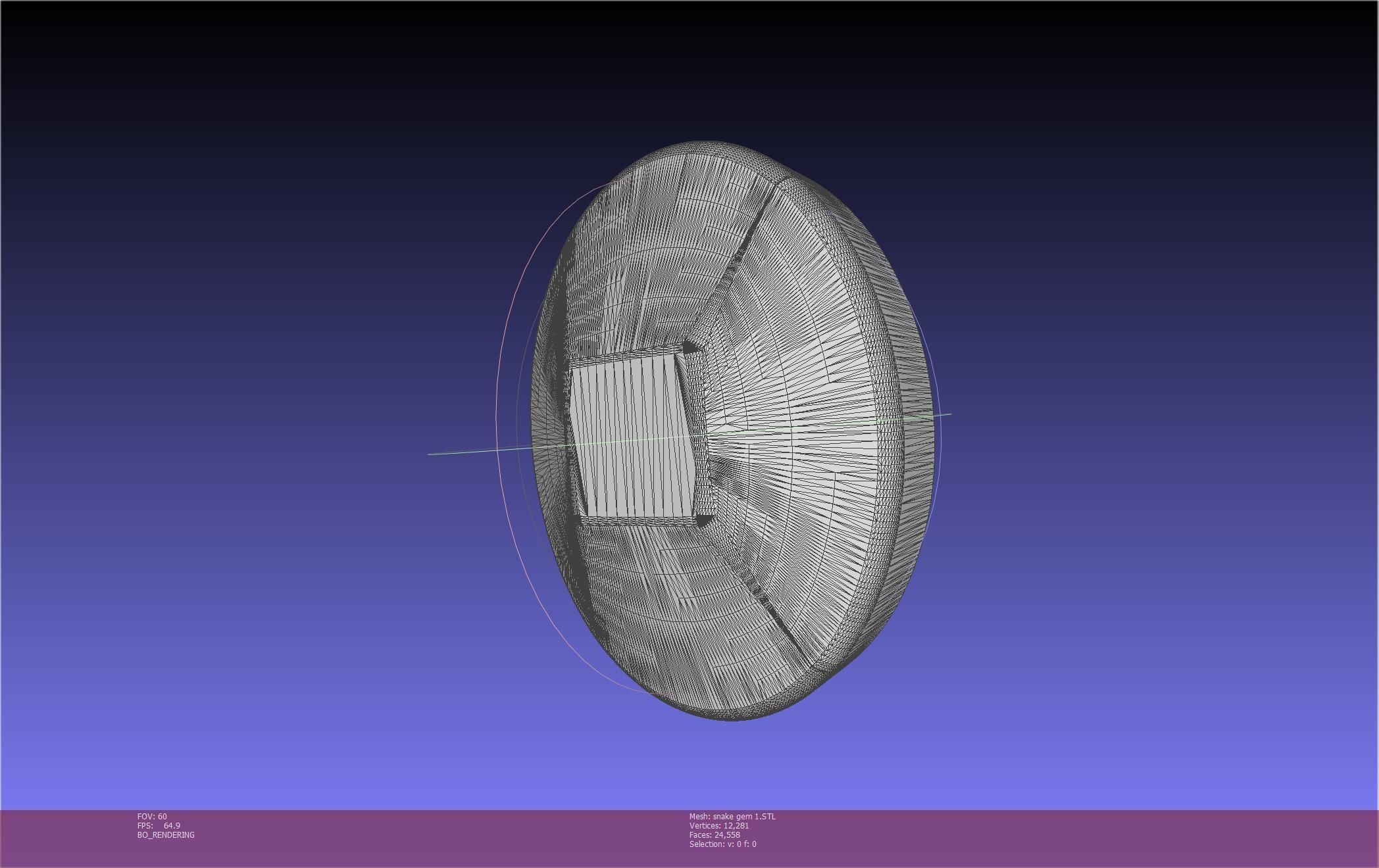 Final Fantasy XIV Yshtola Snake Pendant Basic Model 3D print model_126