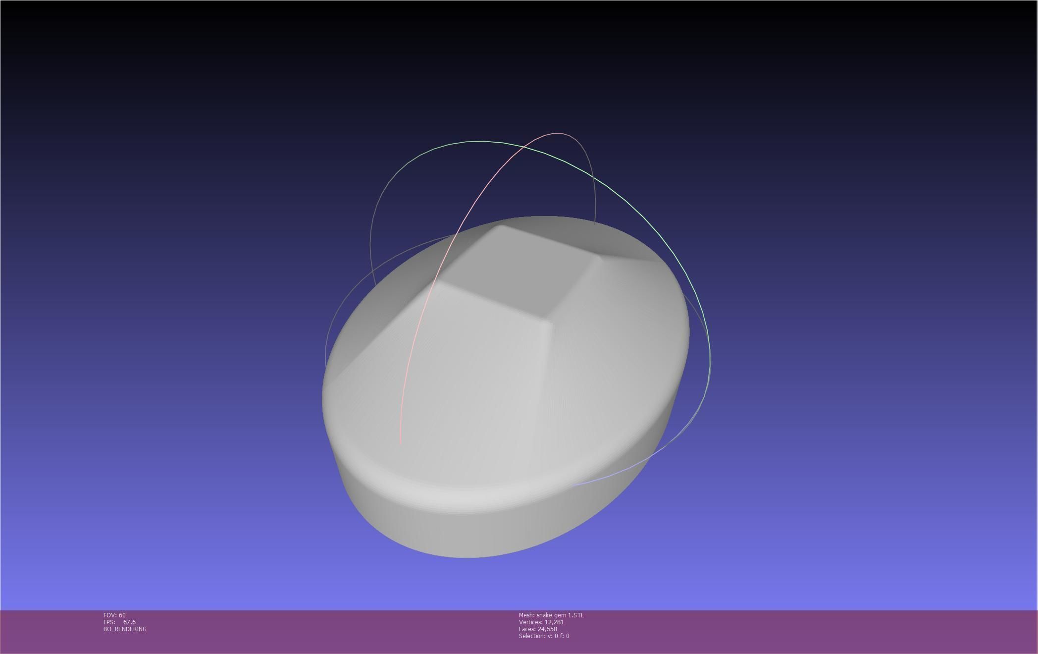 Final Fantasy XIV Yshtola Snake Pendant Basic Model 3D print model_121