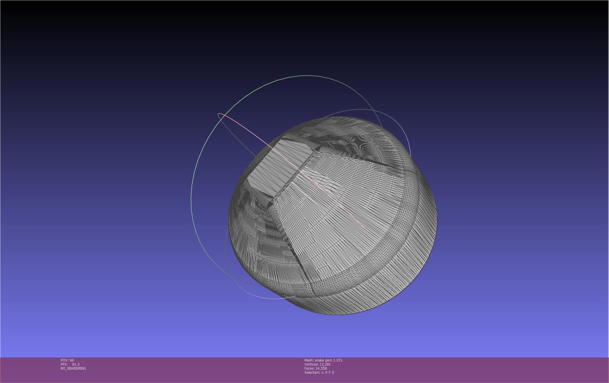 Final Fantasy XIV Yshtola Snake Pendant Basic Model 3D print model_123