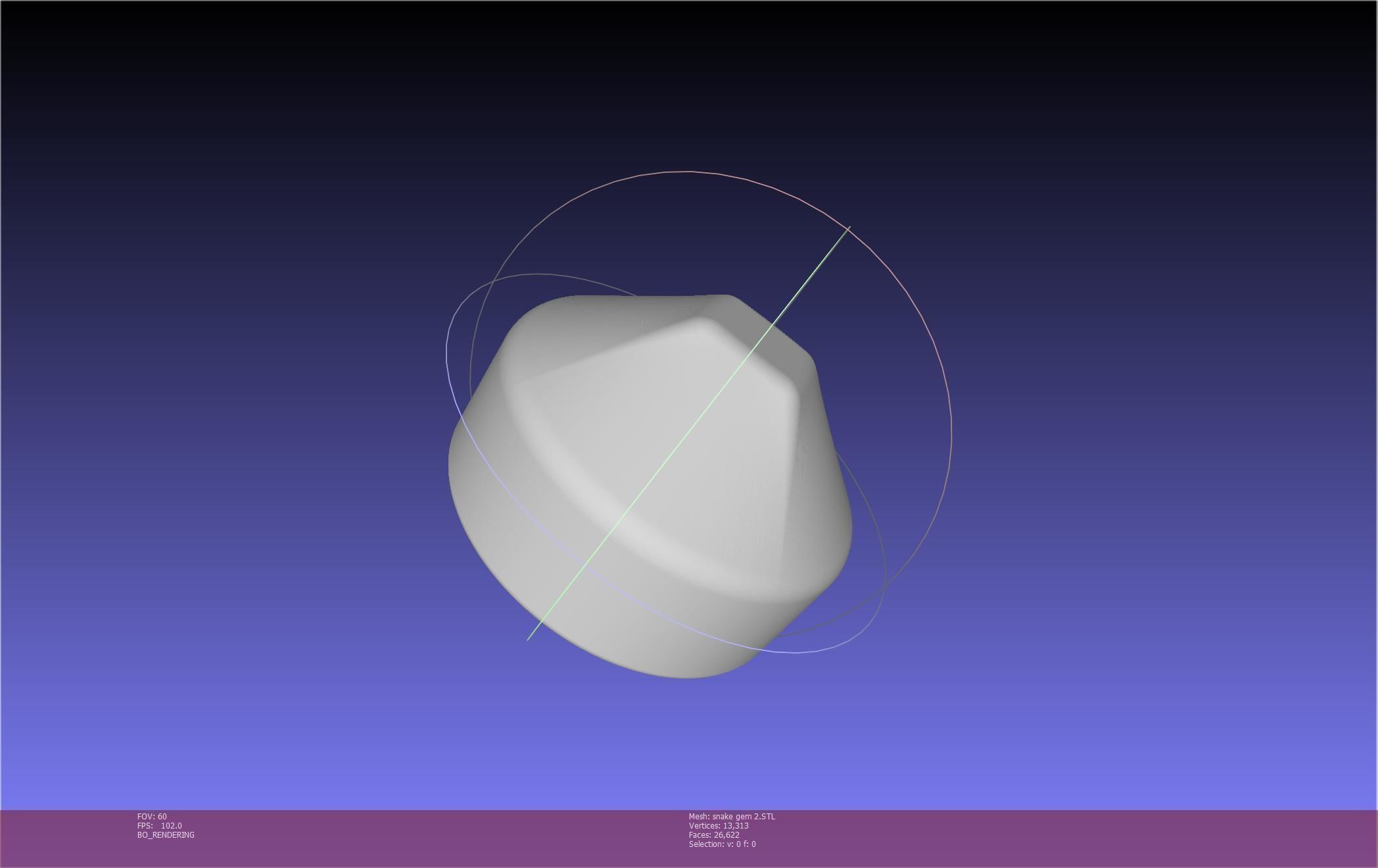 Final Fantasy XIV Yshtola Snake Pendant Basic Model 3D print model_107