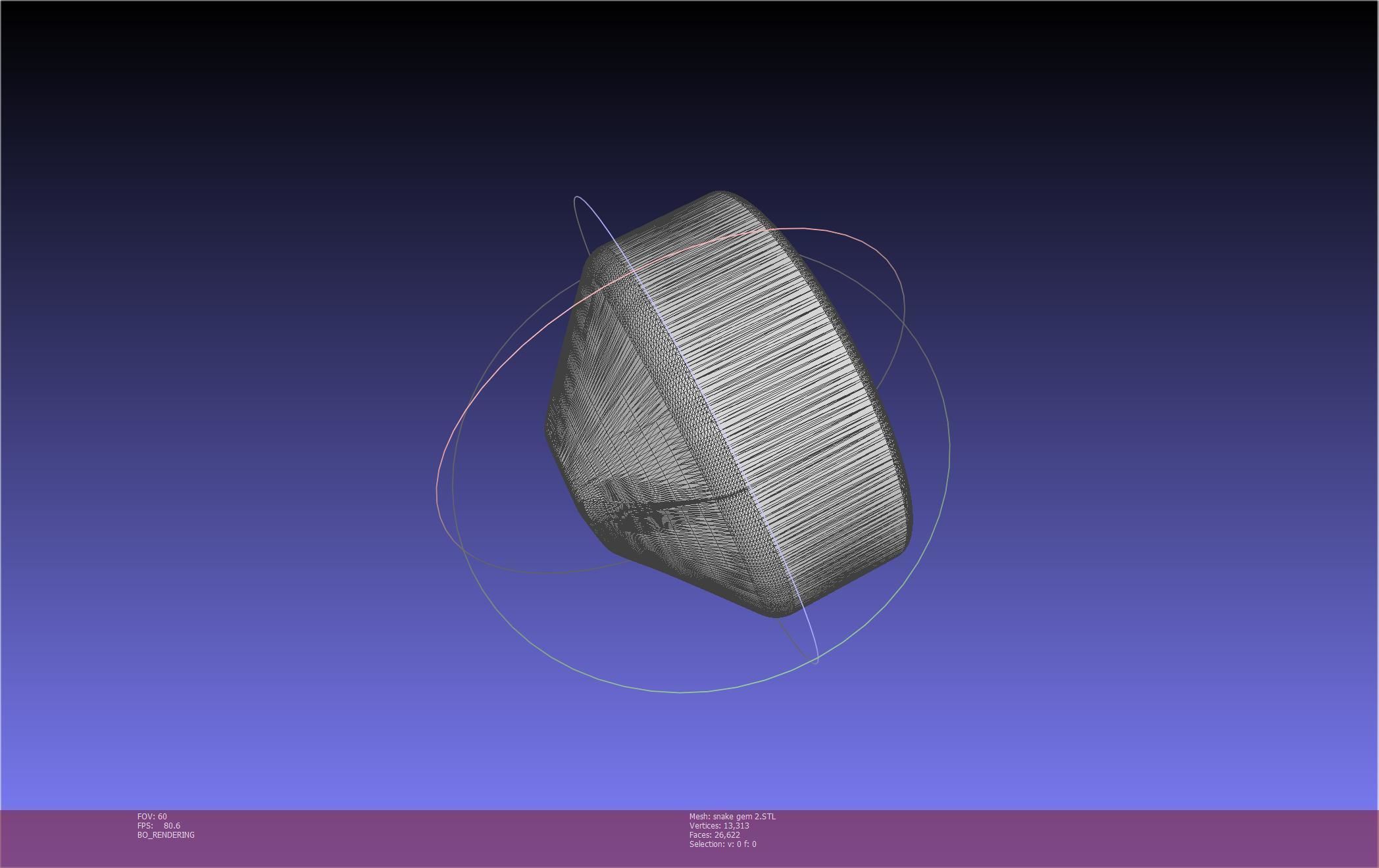 Final Fantasy XIV Yshtola Snake Pendant Basic Model 3D print model_105