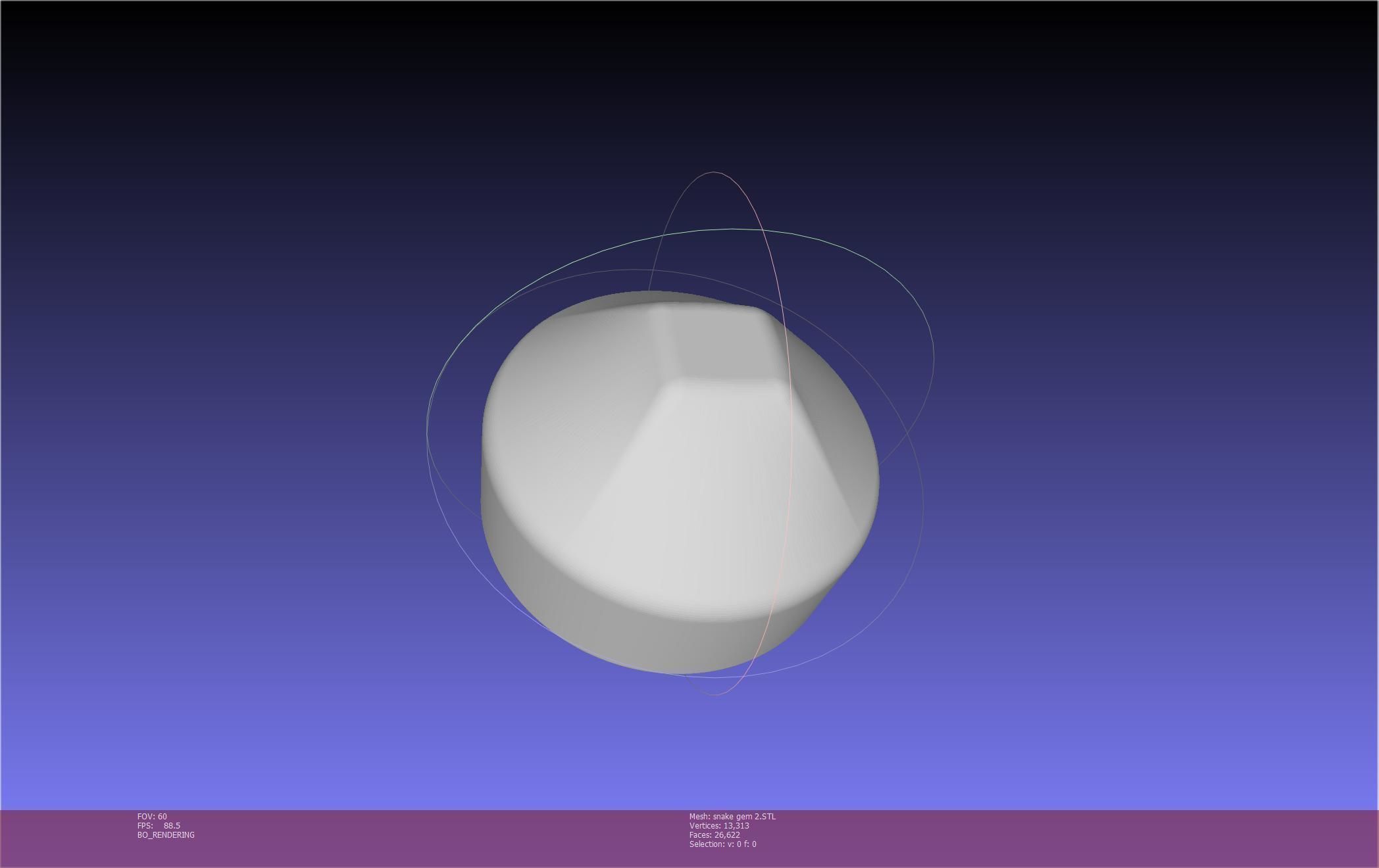 Final Fantasy XIV Yshtola Snake Pendant Basic Model 3D print model_102