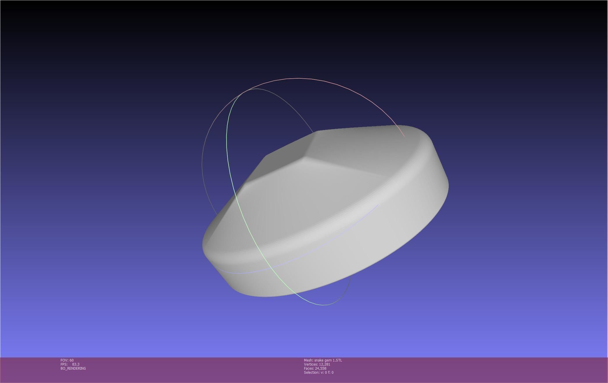 Final Fantasy XIV Yshtola Snake Pendant Basic Model 3D print model_125