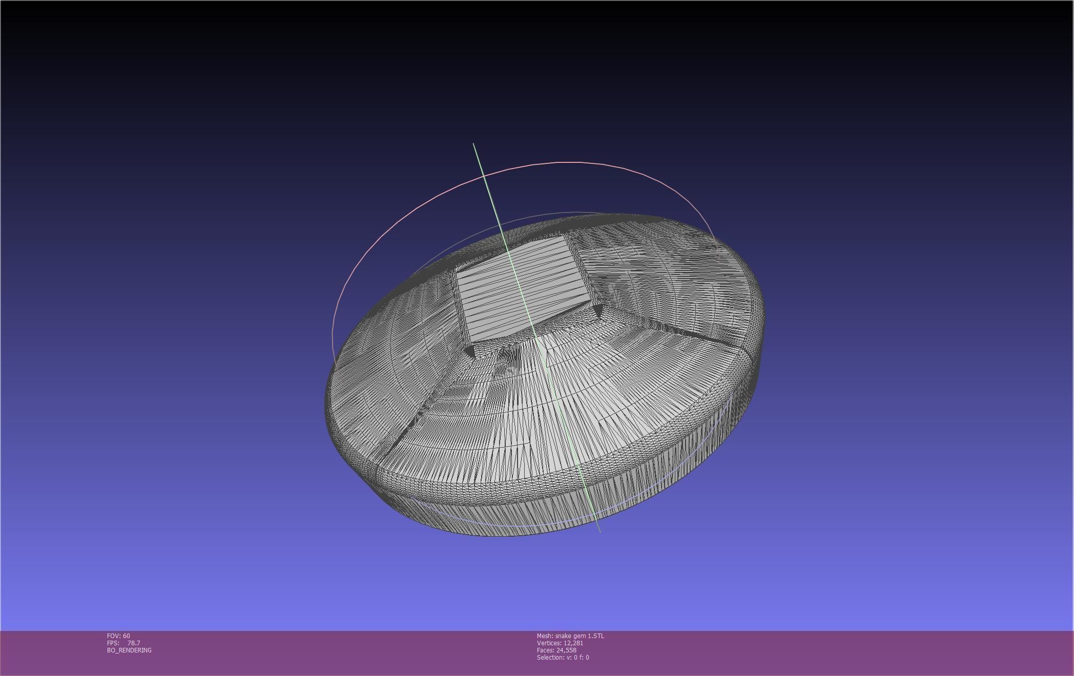 Final Fantasy XIV Yshtola Snake Pendant Basic Model 3D print model_2