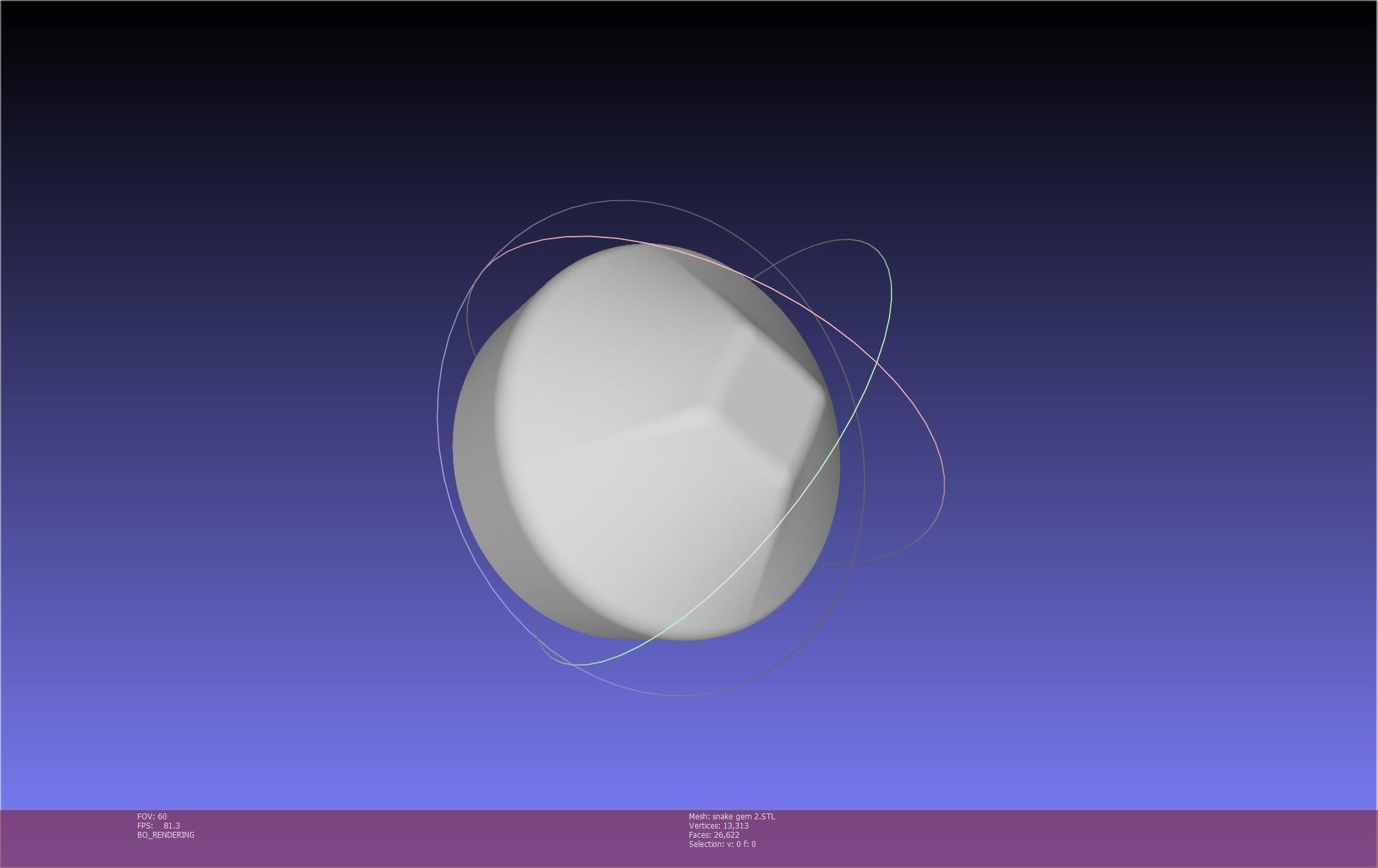 Final Fantasy XIV Yshtola Snake Pendant Basic Model 3D print model_113