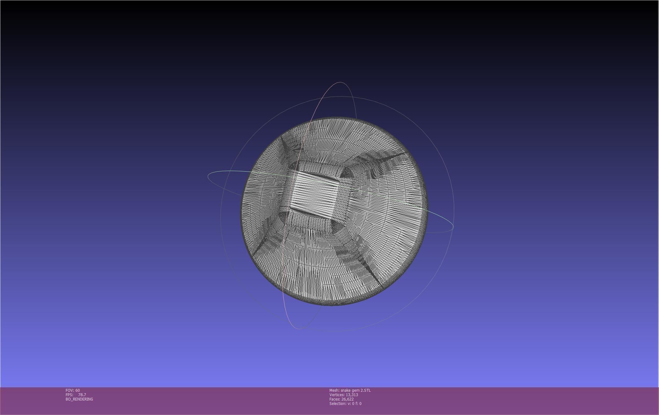 Final Fantasy XIV Yshtola Snake Pendant Basic Model 3D print model_111