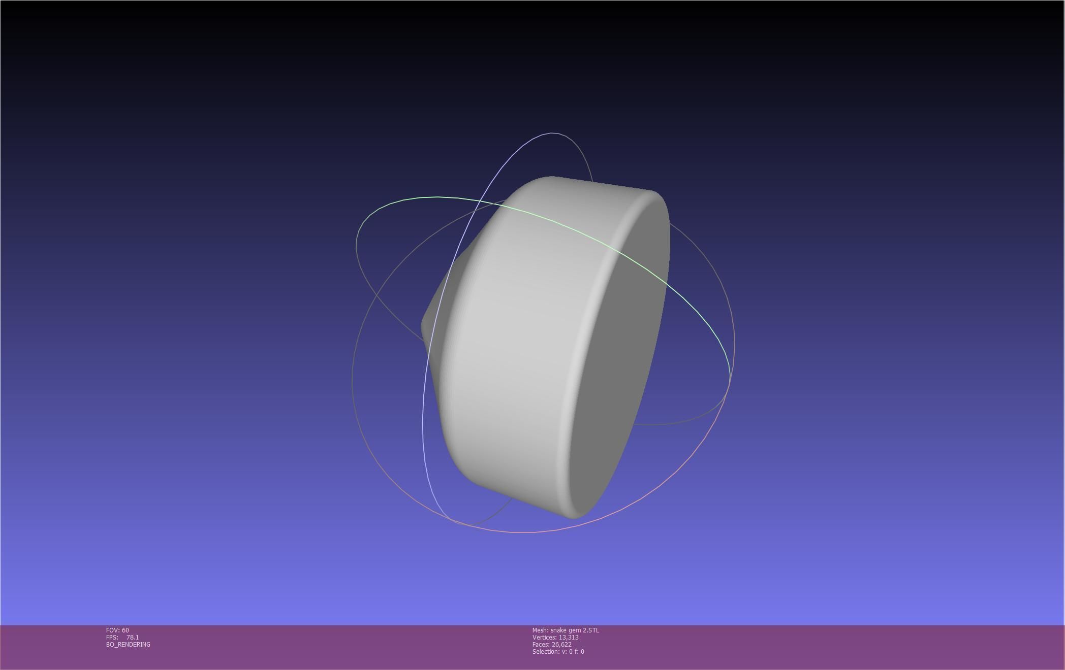 Final Fantasy XIV Yshtola Snake Pendant Basic Model 3D print model_112