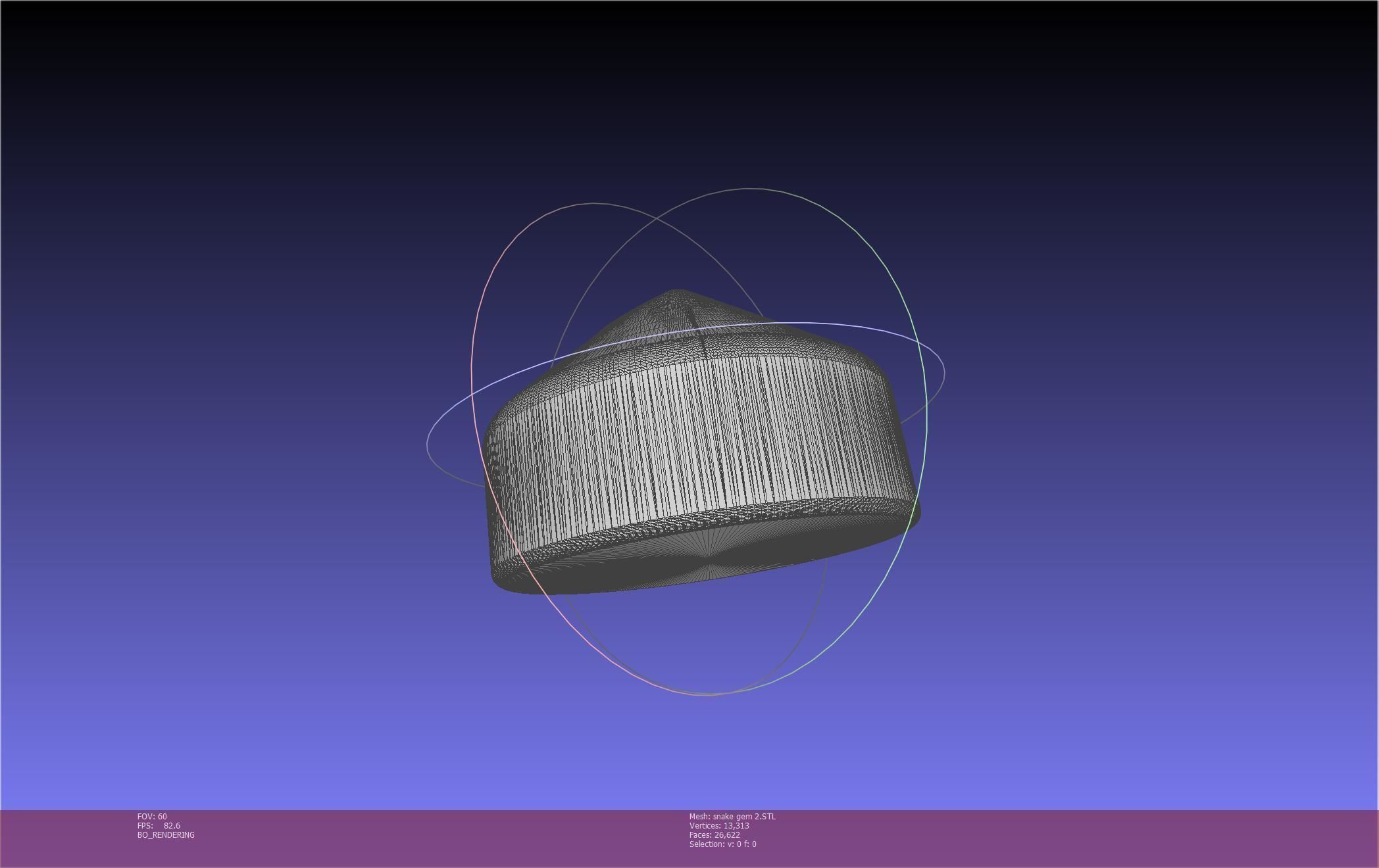 Final Fantasy XIV Yshtola Snake Pendant Basic Model 3D print model_103