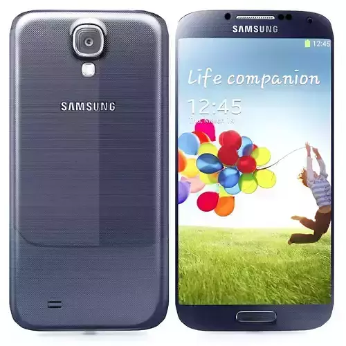 Samsung I9506 Galaxy S4 Black 3D model