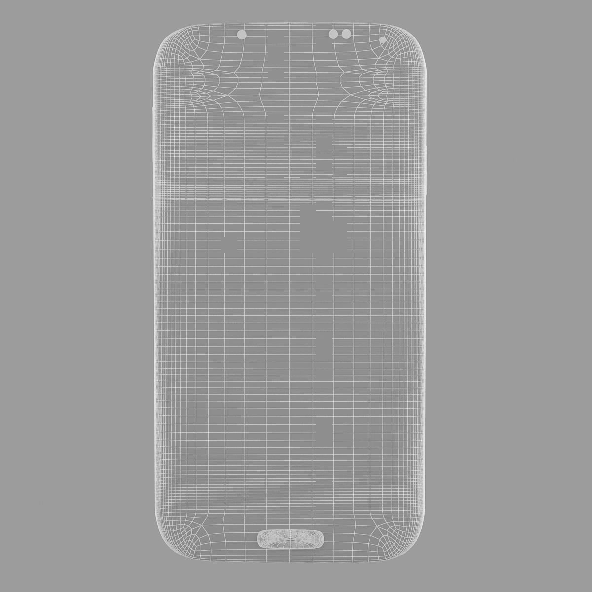 Samsung I9506 Galaxy S4 White 3D model_10