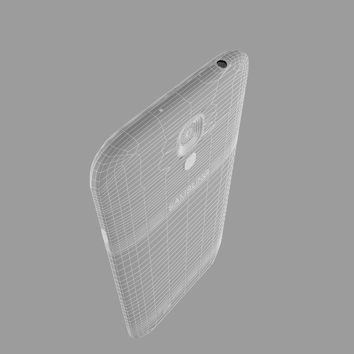 Samsung I9506 Galaxy S4 White 3D model_14