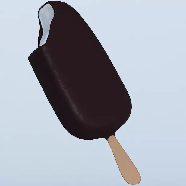 Ice Cream PBR Low-poly 3D model_0