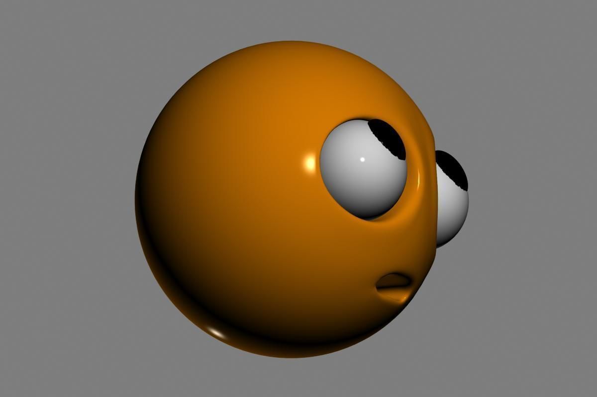 Emoji Face with Rolling Eyes 3D model_13