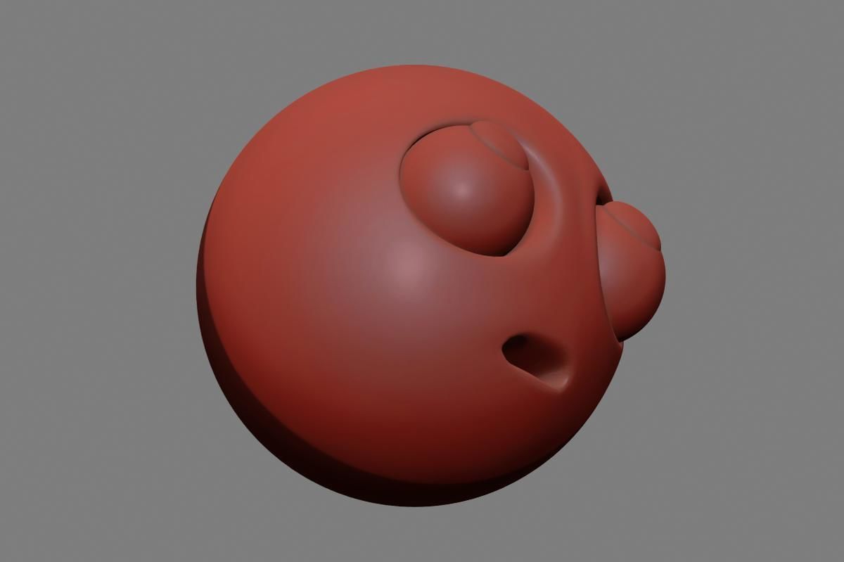 Emoji Face with Rolling Eyes 3D model_33